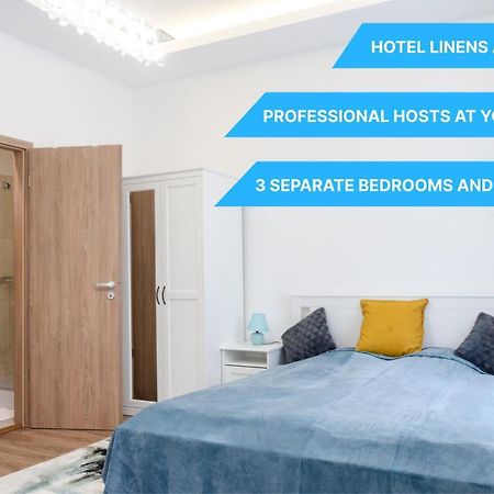 3 En Suit Bedroom Flat In The Main Centre For 6Ppl, 3Bdr,3Bthr,Ac Budapeszt Zewnętrze zdjęcie